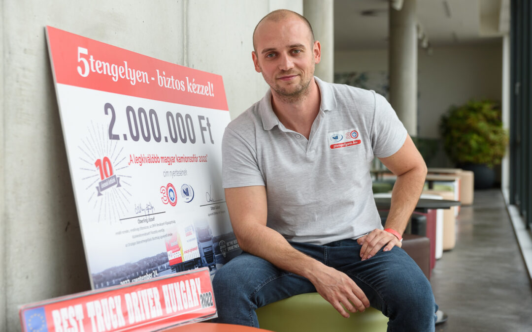 Közgazdász Magyarország legügyesebb kamionsofőrje
