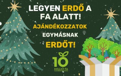 Elindult a 10 Millió Fa csapatának Legyen erdő a fa alatt kampánya