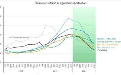 Mészáros Lőrinc bankja szerint lélektani határ alá csökkent az élelmiszer-infláció