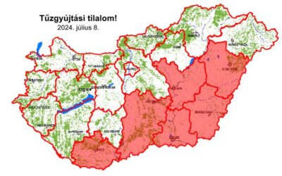 Hét megyében és Budapesten van tűzgyújtási tilalom