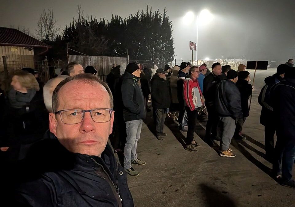 Tüntetéssel kezdődött az új év Nagykanizsán
