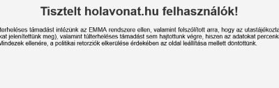 Leállt a holavonat.hu
